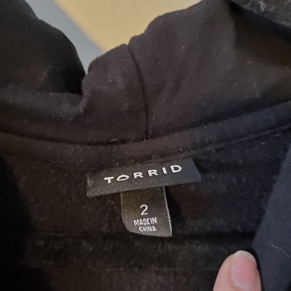 Torrid Black Hoodie - Picture 2 of 3